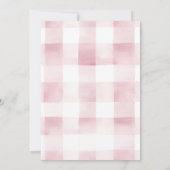 Invitation Café rose Paris Tour Eiffel Fête des mariées (Dos)