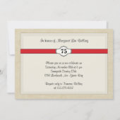 Invitation Cafe Society Fête d'anniversaire des femmes person (Dos)