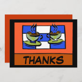 Invitation Café Time 2, HEURE DE FÊTE (Devant / Derrière)