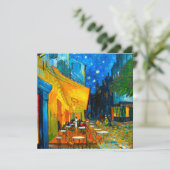 Invitation Café Van Gogh Terrasse en soirée (Debout devant)