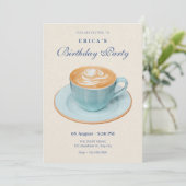 Invitation café vintage (Debout devant)