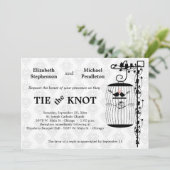 Invitation Cage à oiseaux à la mode avec l'arrière - plan (Debout devant)