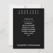 Invitation cahier de composition (Dos)