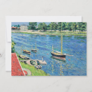 Invitation Caillebotte - La Seine à Argenteuil, Bateaux à l'a