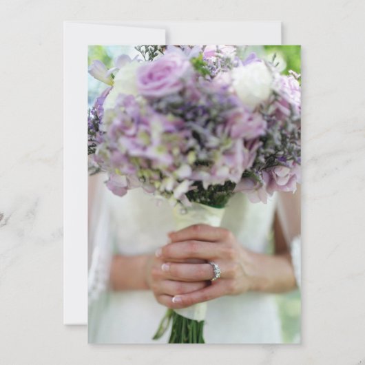 Invitation Caisse de Lune de Miel avec 2 Code QR et Photo (Dos)