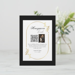 Invitation Caisse de Lune de Miel Panneau de Mariage, Venmo V