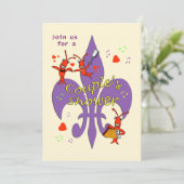 Invitation Cajun Theme Couple Shower (Debout devant)