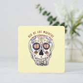 Invitation Calavera Dia De Los Muertos (Debout devant)