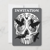 Invitation Calaveras décoratives Halloween (Devant)