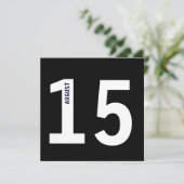 Invitation Calendrier Audacieux de Fiançailles pour un Enterr (Debout devant)