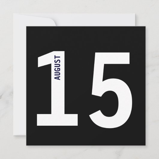 Invitation Calendrier Audacieux pour Enterrement de Vie de Cé (Devant)