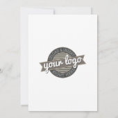 Invitation Calendrier de l'année complète avec logo de l'entr (Dos)