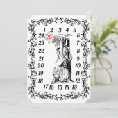 Invitation Calendrier de l'Avent Noël Compte Nativité Jésus (Debout devant)