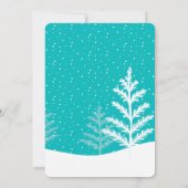 Invitation Calendrier de mariage à l'approche de l'hiver enne (Dos)