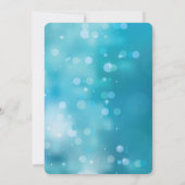 Invitation Calendrier de mariage "Sauver la date" sur Aqua Bo (Dos)