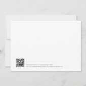 Invitation Calendrier de rendez-vous à sauvegarder avec code  (Dos)