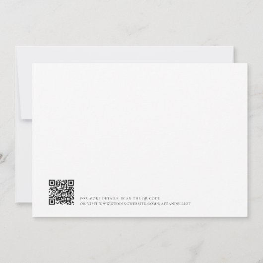 Invitation Calendrier de rendez-vous à sauvegarder avec code  (Dos)