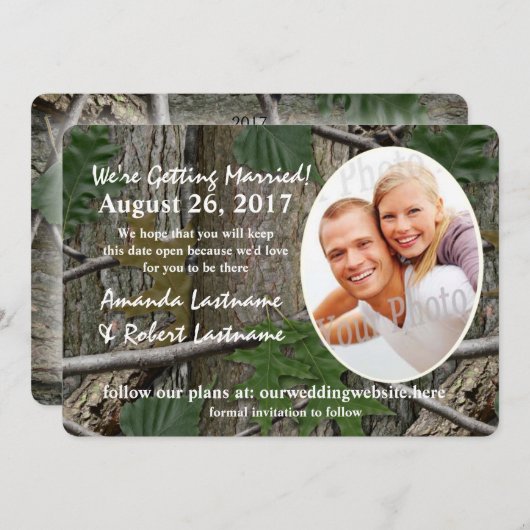 Invitation Calendrier naturel des forêts 2017 Enregistrer la  (Devant / Derrière)