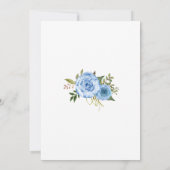 Invitation Calendrier photo enregistrer la date mariage flora (Dos)