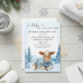 Invitation Calf Baby It's Cold Outside Shower Winter