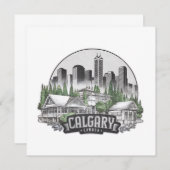 Invitation Calgary City Canada (Devant / Derrière)