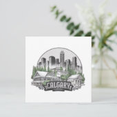 Invitation Calgary City Canada (Debout devant)