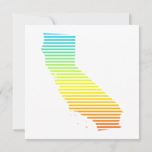 Invitation californie refroidissement fondre