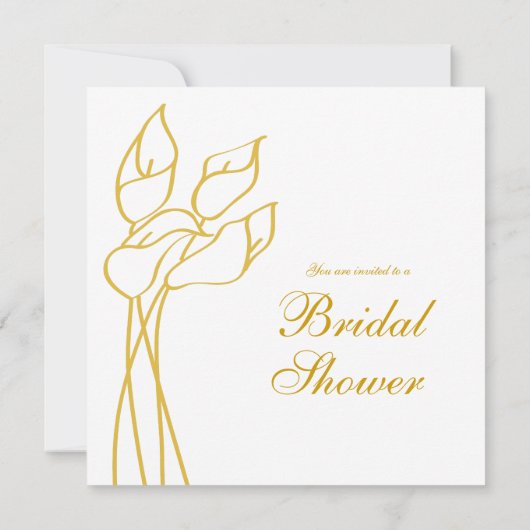 Invitation Calla Lily (Dos)