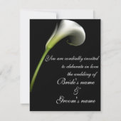 Invitation calla lily (Devant)