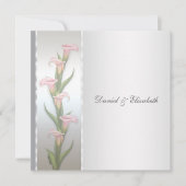 Invitation Calla Lily fête du 25e anniversaire (Devant)