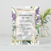 Invitation Calla Lily fête la vie (Debout devant)