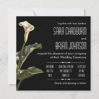 Calla Lily Floral Moderne