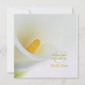 Invitation Calla Lys/Invitations de mariage (Devant)