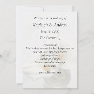 Invitation Calla ment sur un mariage arrière - plan texturé