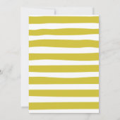 Invitation Calligraphie amusante et festive Fête de la Réveil (Dos)