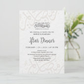 Invitation Calligraphie arabe élégante pour le dîner Iftar de (Debout devant)