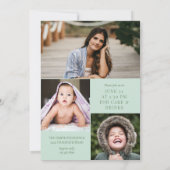 Invitation Calligraphie de la Monnaie et de la Cascade (Dos)