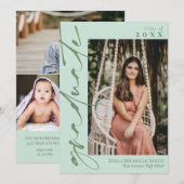 Invitation Calligraphie de la Monnaie et de la Cascade (Devant / Derrière)