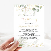Calligraphie du feuillage vert or