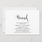 Invitation Calligraphie du Sud | Brunch Floral Back (Devant)