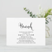 Invitation Calligraphie du Sud | Brunch Floral Back (Debout devant)
