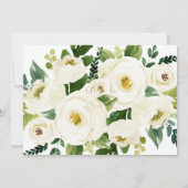 Invitation Calligraphie du Sud | Brunch Floral Back (Dos)