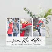 Invitation Calligraphie Enregistrer La Date Fiançailles 3 Car (Debout devant)