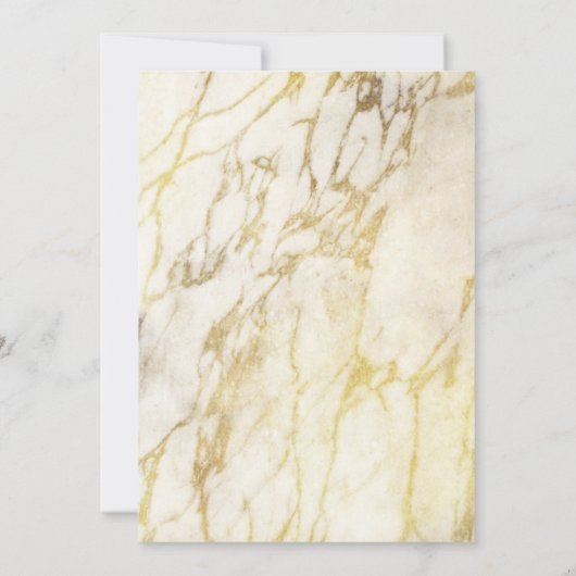 Invitation Calligraphie géométrique en marbre d'or Quinceañer (Dos)