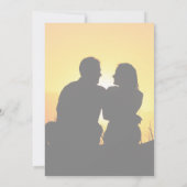 Invitation Calligraphie lunaire | Fête des mariées de photo d (Dos)