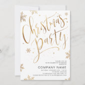 Invitation Calligraphie manuscrite simple Noël (Devant)