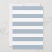 Invitation Calligraphie minimaliste bleu clair | MARIAGE (Dos)