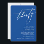 Invitation Calligraphie MINIMALISTE élégante 30ème partie ble<br><div class="desc">par kat massard / WWW.SIMPLYSWEETPAPERIE.COM Aimez le design,  mais aimeriez voir quelques changements - un autre jeu de couleurs,  un produit,  ajouter une photo ou adapté pour une autre occasion - pas de souci contactez-moi,  kat@simplysweetPAPERIE.com Je suis heureux de vous aider!</div>