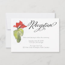 Calligraphie Rouge Script Mariage Réception