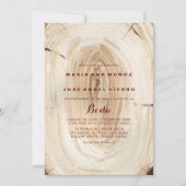 Invitation Calligraphie Russe Mariage espagnol (Devant)